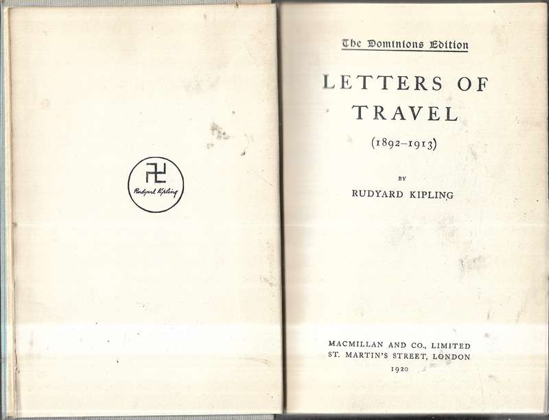 Letters Of Travel (1892  1913) by Rudyard Kipling