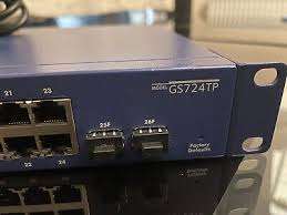 Netgear 24-Port Gigabit Ethernet PoE Smart Switch with 2 SFP Ports - Blue
