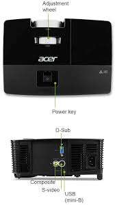 Acer X113P SVGA (800x600) 3000 ANSI Lumens 3D Ready DLP Black Projector,3D