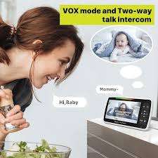 New Smart Tree SM650 Baby Monitor/CCTV With - 5-inch Display, Two-Way Talk / Temperature Sensor