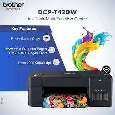 Refurbished Brother DCP-T420W Ink Tank Printer 3in1 with WiFi in Box with cables