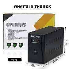 New Blue Carbon 1200VA 720W UPS in box with cables