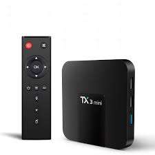TX3 Android Smart TV Box with Remote, cables etc in box
