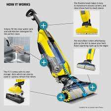New Karcher Hard floor cleaner/Vacuum and Mop Upright 460 W FC5 in box with accessories