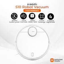 Xiaomi Mi Robot Smart Vacuum Mop S10 with Charging Station & Attachments