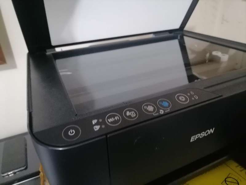 EPSON L3150 INK TANK PRINTER WITH CABLES IN BOX*ORANGE LIGHTS FLASHING*