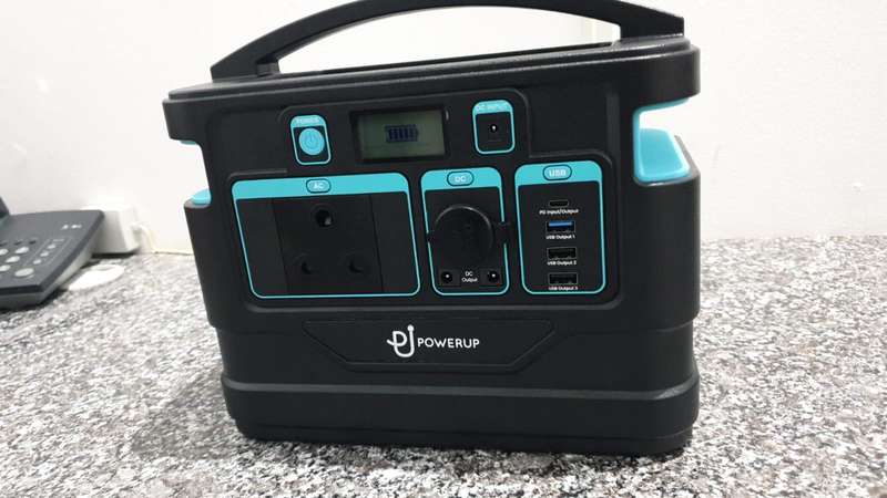 PowerUp 500W 518Wh Lithium-Ion Portable Power Station in Box - Not Charging