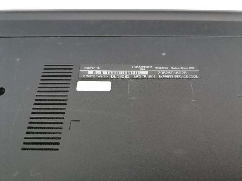REFURBISHED i3 DELL INSPIRON 15, 5TH GEN, 4GB RAM 320GB HDD,W10/OFFICE. BATTERY 100%,CHARGER