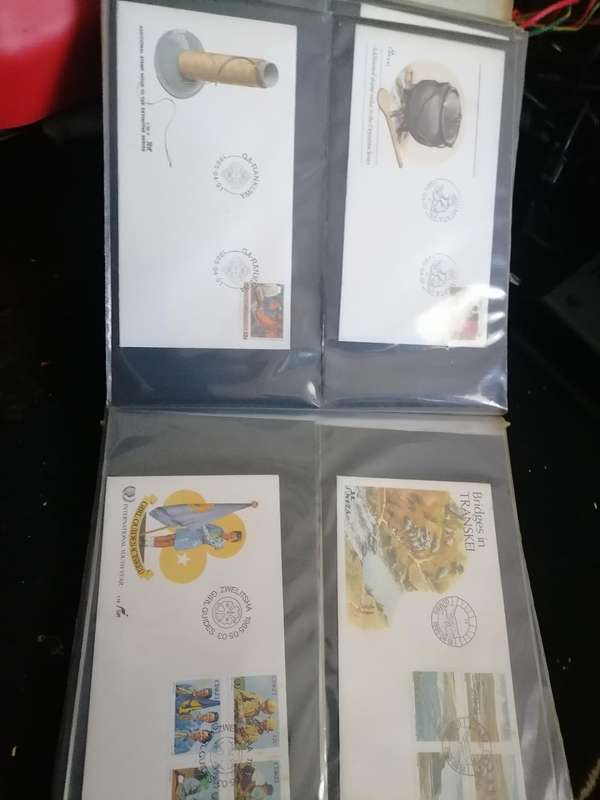 *POSSIBLE HIGH VALUE*LOT OF 115 FIRST EDITION SA STAMP/POSTCARDS IN FILE*LIKE NEW*FROM 1800s ON*