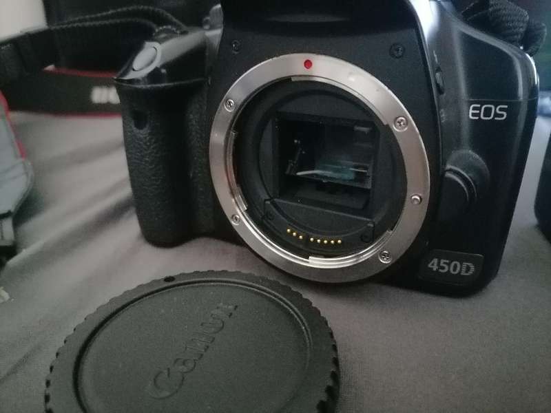 2 X DIGITAL CAMERAS*CANON  450D+FUJIFILM S1800