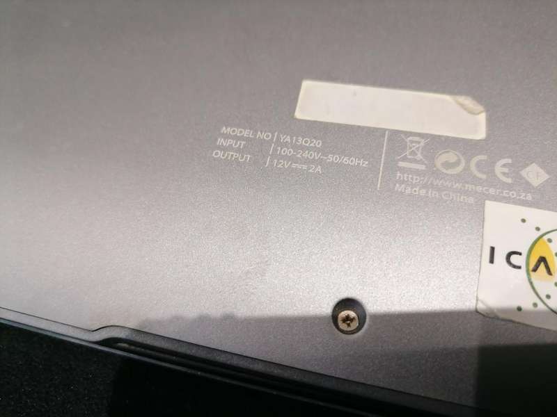 MECER YA13Q20 LAPTOP, NO CHARGER, NOT TESTED SOLD AS IS*