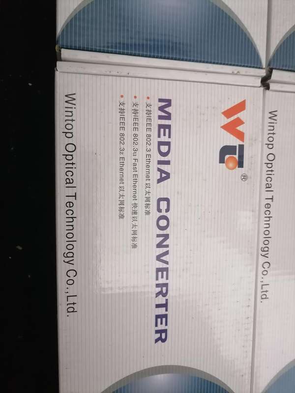 6 X BRAND NEW WINTOP FIBRE NETWORK MEDIA CONVERTERS