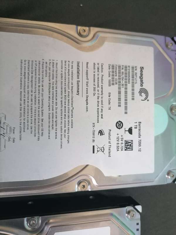 *PRE BLACK FRIDAY DEAL*BUY ONE GET ONE FREE*2 X 1TB SEAGATE HDD**TESTED 100%*