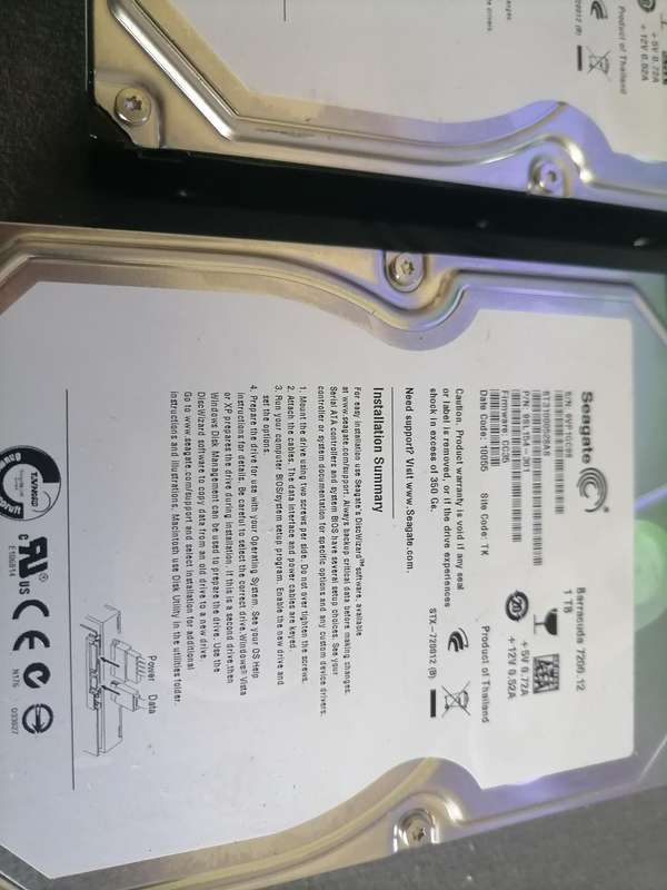 *PRE BLACK FRIDAY DEAL*BUY ONE GET ONE FREE*2 X 1TB SEAGATE HDD**TESTED 100%*