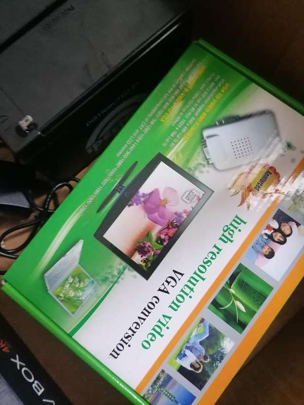 *LOT OF electronics*smart tv box,ups batteries,vga converters,ups,dimmer switch etc*sold as is