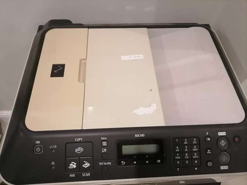 *CANON MX340 WIFI PRINTER WITH INK CARTRIDGES*INK NEEDS REFILL*