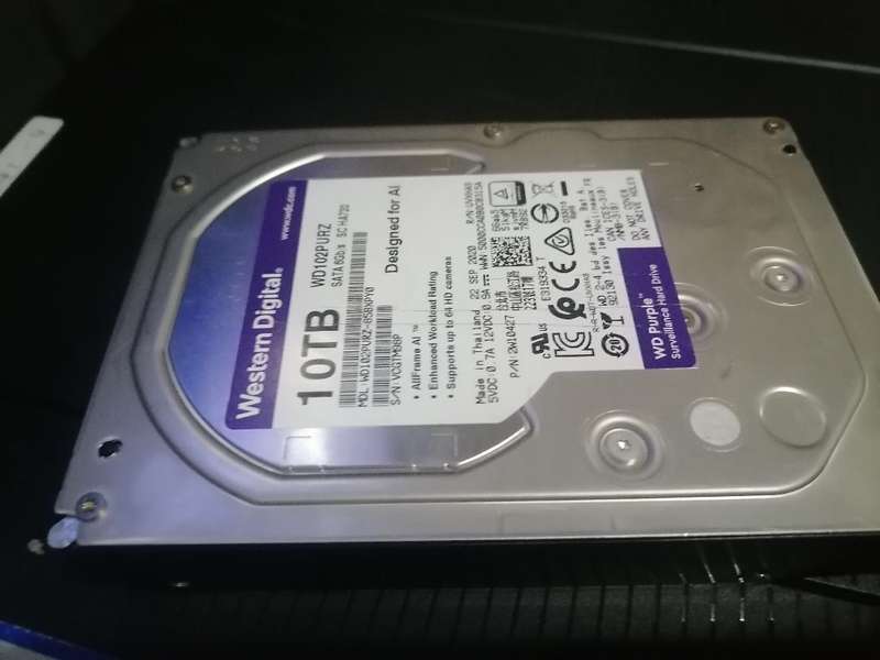 WD 10TB 3.5" SATA3 6.0Gbps Surveillance HDD - Purple