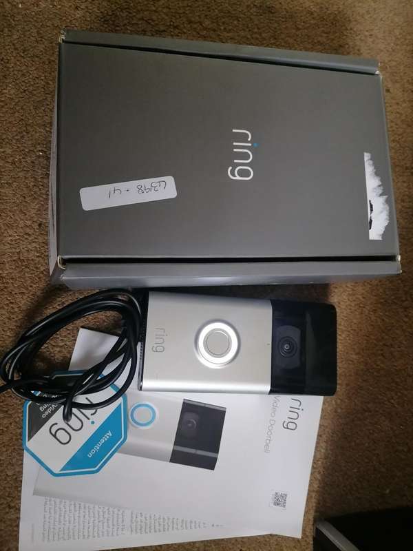 Ring Video Doorbell 2nd Gen | 1080p HD Video | Satin Nickel