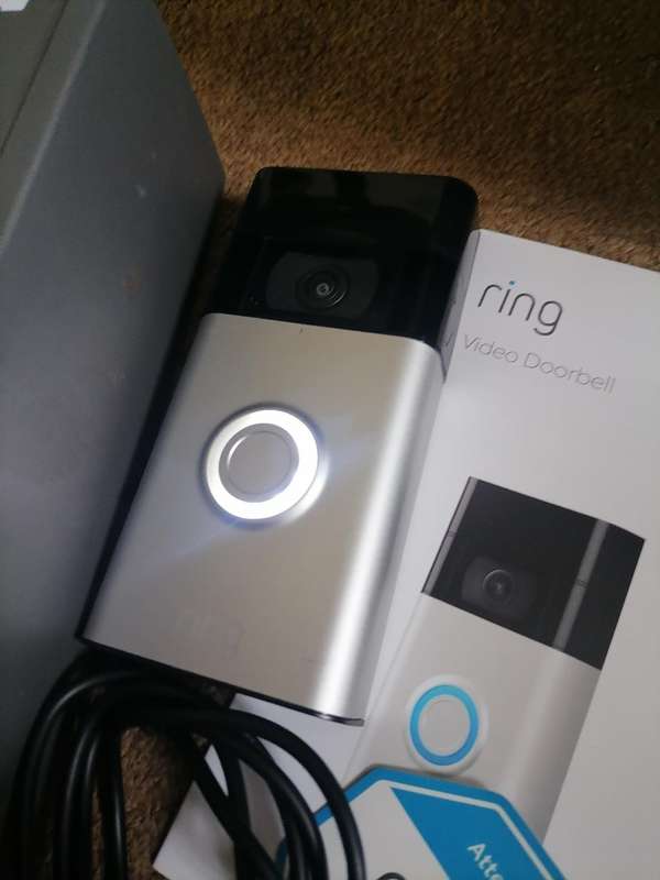 Ring Video Doorbell 2nd Gen | 1080p HD Video | Satin Nickel