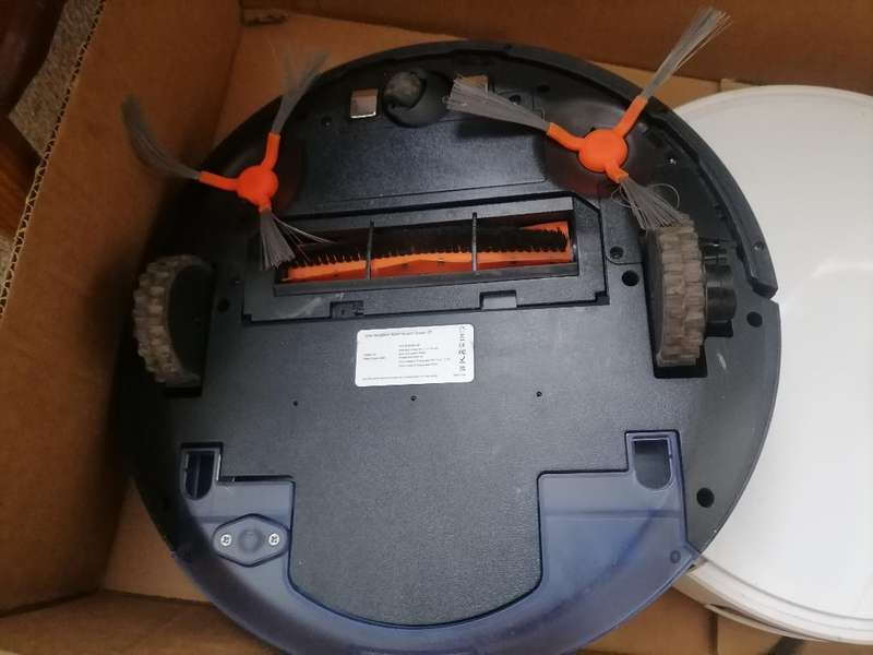 Lot of 2 x NannyVac J01 Lidar Navigation Smart Robot Vacuums