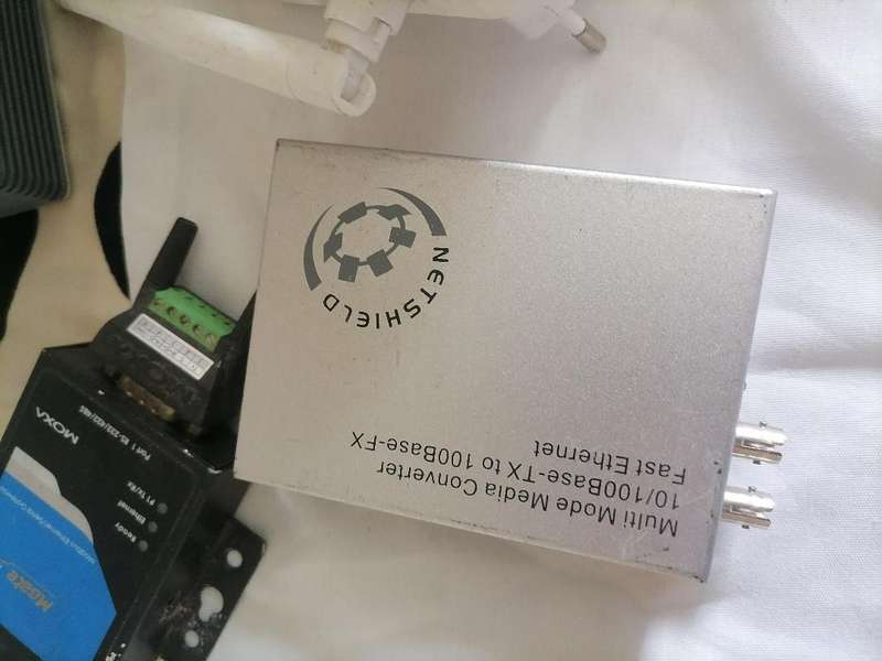 bulk lot of fibre boxes and range extenders