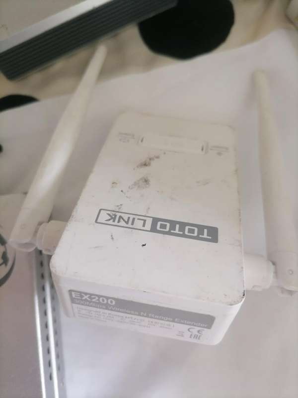 bulk lot of fibre boxes and range extenders