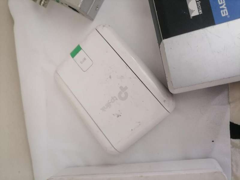 bulk lot of fibre boxes and range extenders