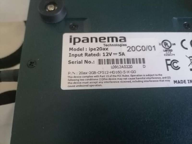 Ipanema IPE20AX Autonomic Networking System 1Gbit