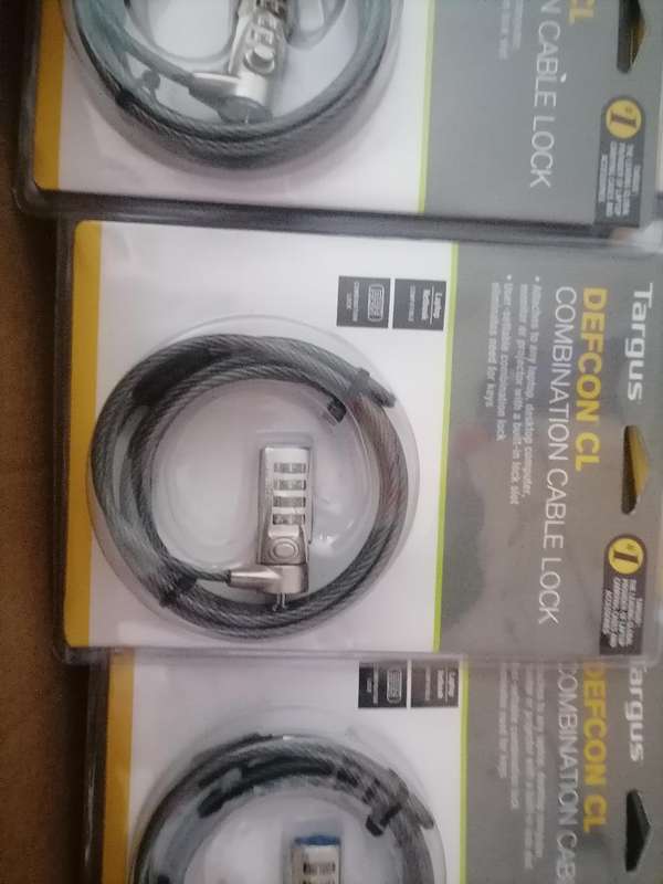 Lot of 8 x Targus PA410E Defcon CL lock(new sealed)*retails for R600 each*