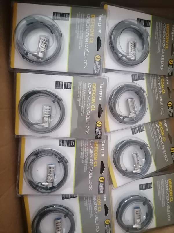 Lot of 8 x Targus PA410E Defcon CL lock(new sealed)*retails for R600 each*