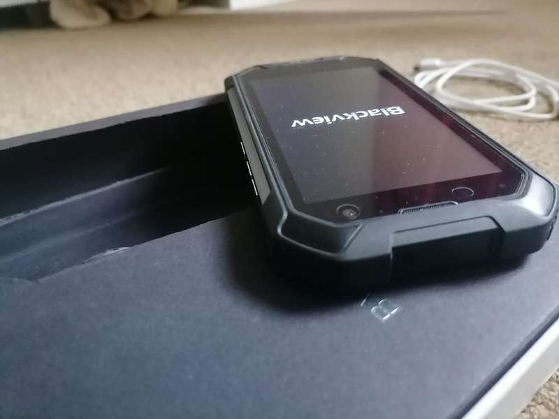 BLACKVIEW BV6000 WATERPROOF/DUST PROOF RUGGED SMART PHONE*STUCK ON BLACKVIEW LOGO*