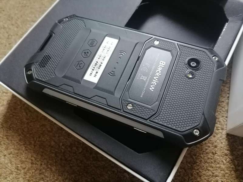 BLACKVIEW BV6000 WATERPROOF/DUST PROOF RUGGED SMART PHONE*STUCK ON BLACKVIEW LOGO*
