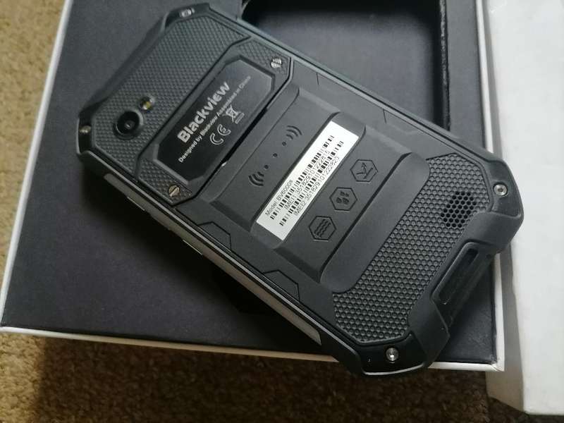 BLACKVIEW BV6000 WATERPROOF/DUST PROOF RUGGED SMART PHONE*STUCK ON BLACKVIEW LOGO*