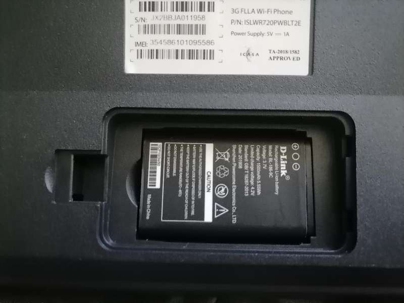 New D-Link DWR-720/PW 4G FLLA WI-FI Phone