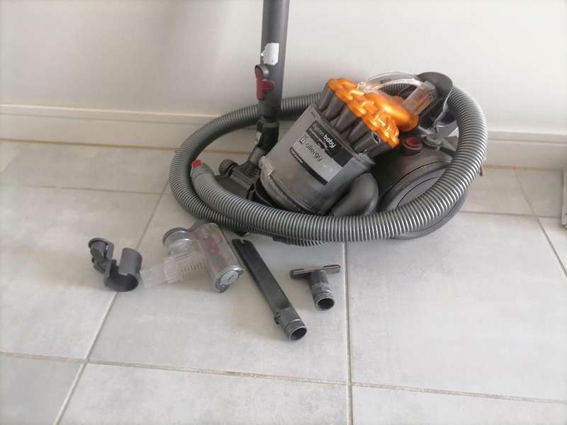 Dyson Ball DC22 Canister Vacuum with Attachments, Working