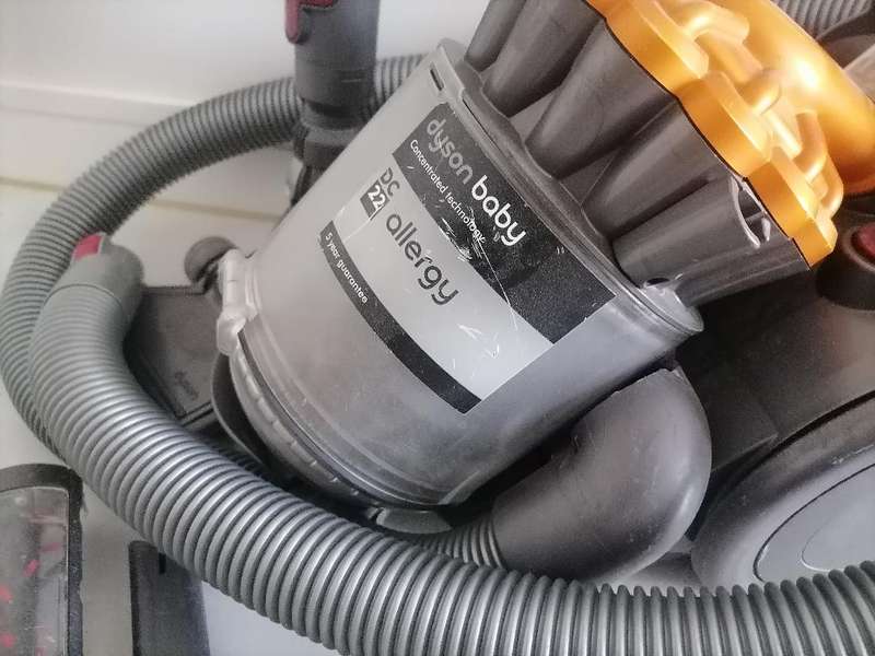 Dyson Ball DC22 Canister Vacuum with Attachments, Working