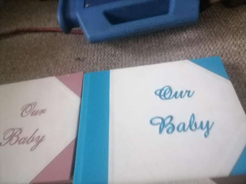 Lot of wedding anniversary and baby memory books*one bid for the lot