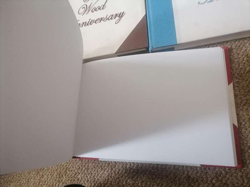 Lot of wedding anniversary and baby memory books*one bid for the lot