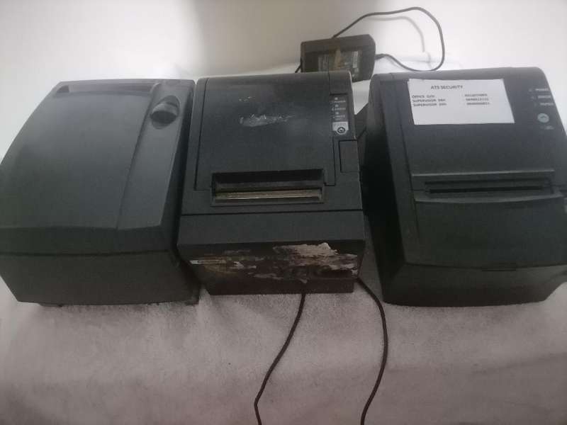 3 x POINT OF SALE THERMAL PRINTERS*ONE BID FOR THE LOT*