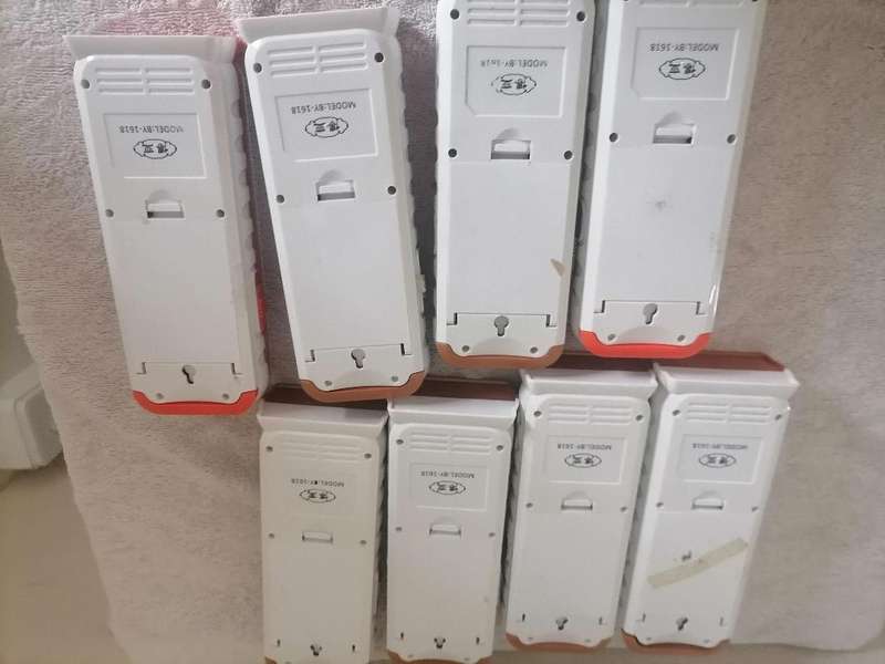 Bulk Lot of 8 x Rechargeable Battery Powered Lights - One Bid for the Lot