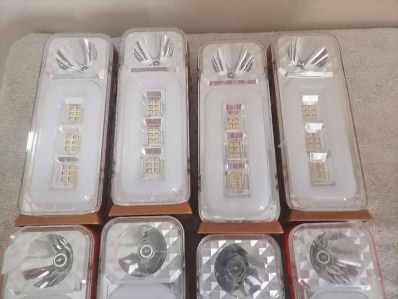 Bulk Lot of 8 x Rechargeable Battery Powered Lights - One Bid for the Lot