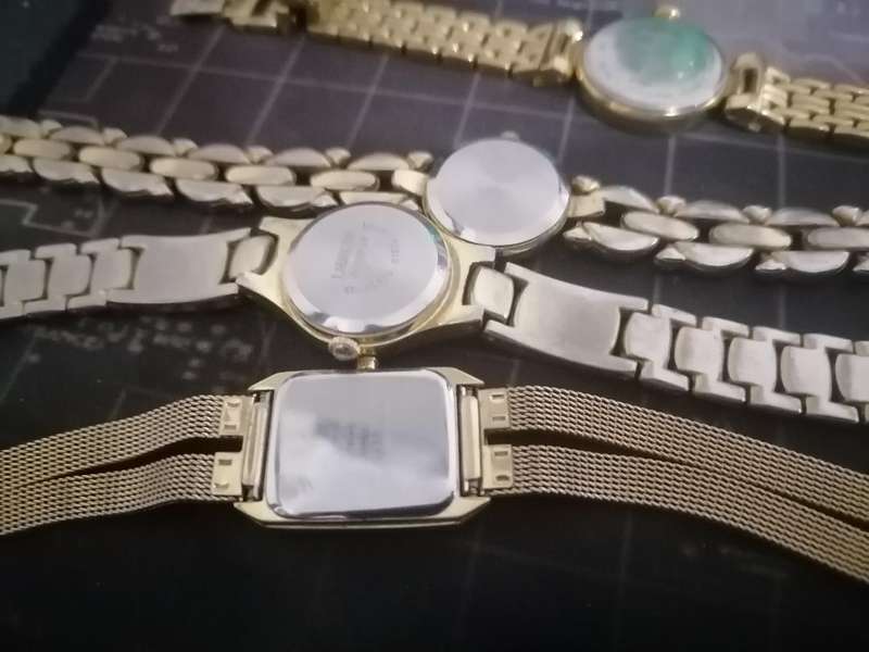 LOT OF GOLD WATCHES*ONE BID FOR THE LOT*