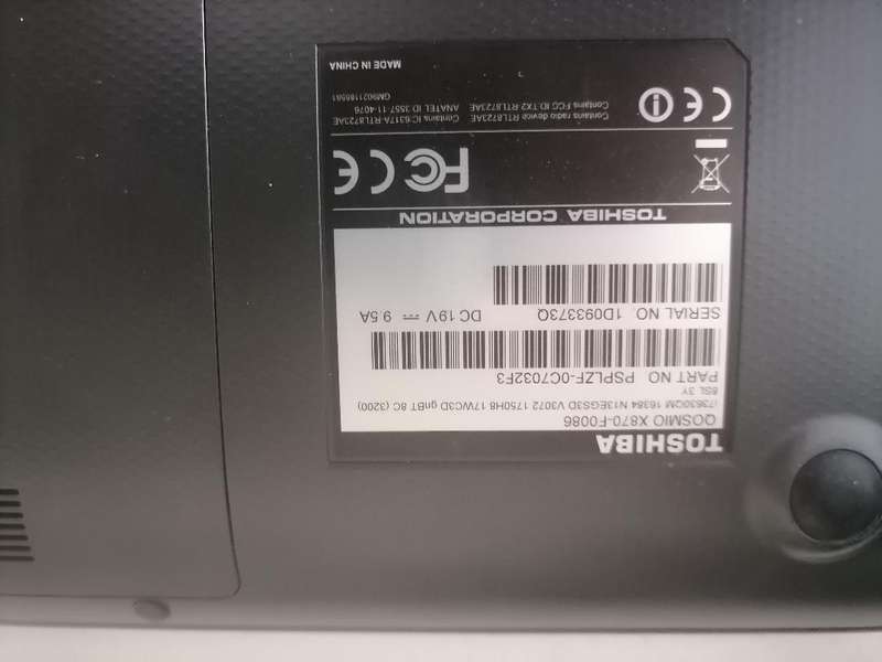 *LAPTOP CLEARANCE**TOSHIBA QOSMIO X870-F0068 GAMING 3D LAPTOP*NO CHARGER*SOLD AS IS**