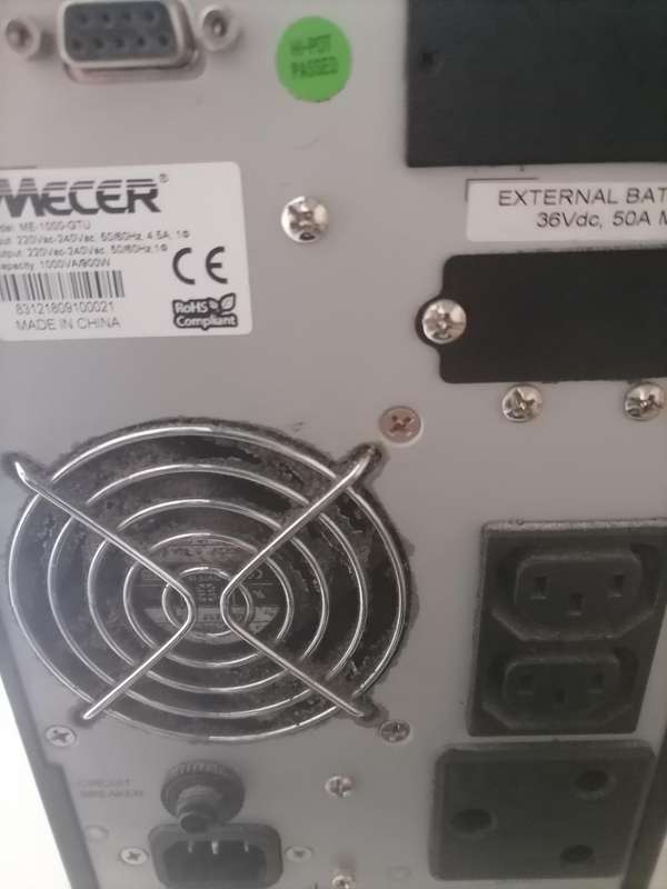 *MECER 1000 GTU UPS*POWERS ON*