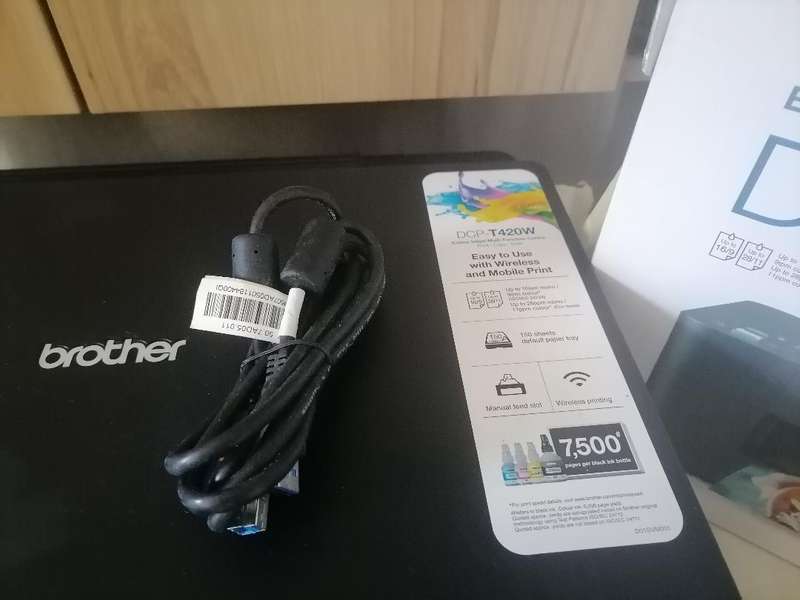 Refurbished Brother DCP-T420W Ink Tank Printer 3in1 with WiFi in Box with cables