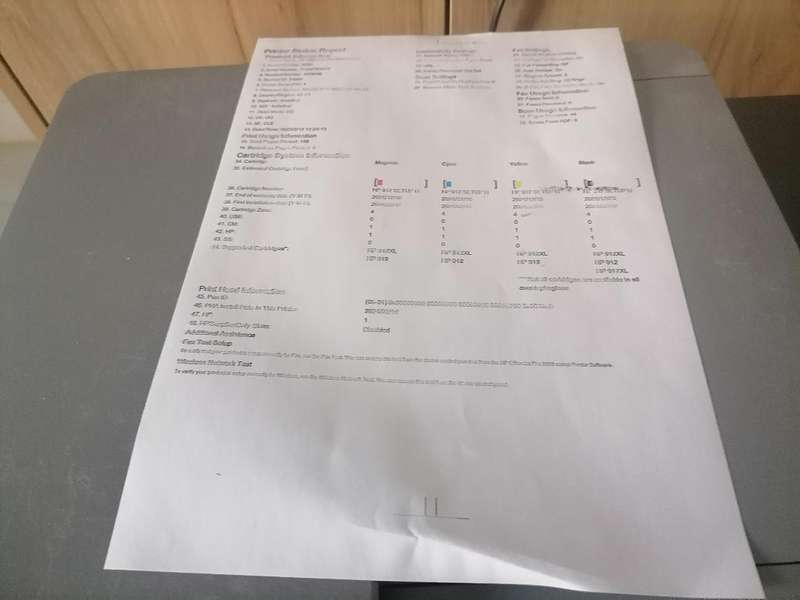 HP OfficeJet Pro 8023 All in One Printer*Scanner glass cracked)printer working