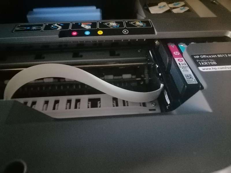 HP OfficeJet Pro 8013 All in One Printer*looks new, cartridges need to be replaced)
