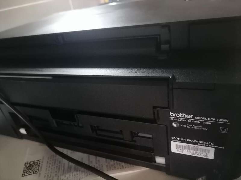 Refurbished Brother DCP-T420W Ink Tank Printer 3in1 with WiFi  cables