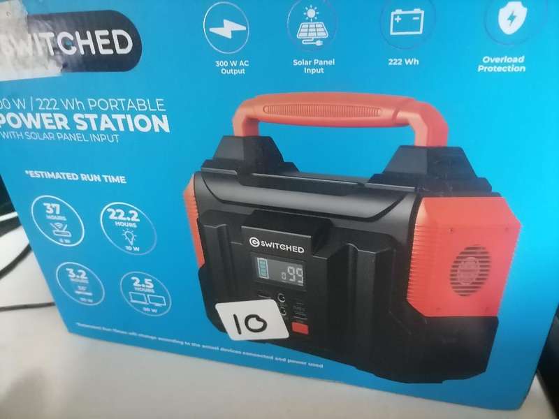 ***Switched 300W 222Wh Portable Power Station*READ AD**