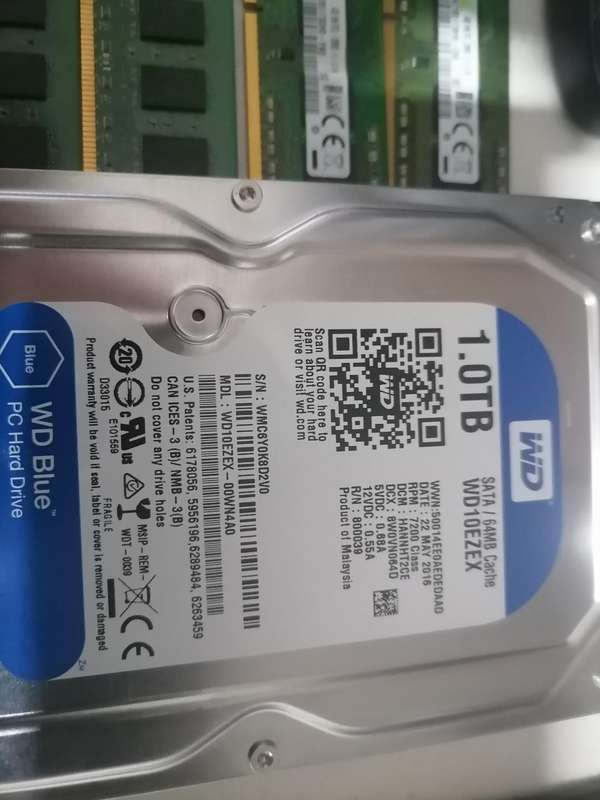 LOT OF PC PARTS*8 GB LAPTOP DDR3*1TB HDD* 4GB PC DDR2 RAM*ONE BID FOR THE LOT*